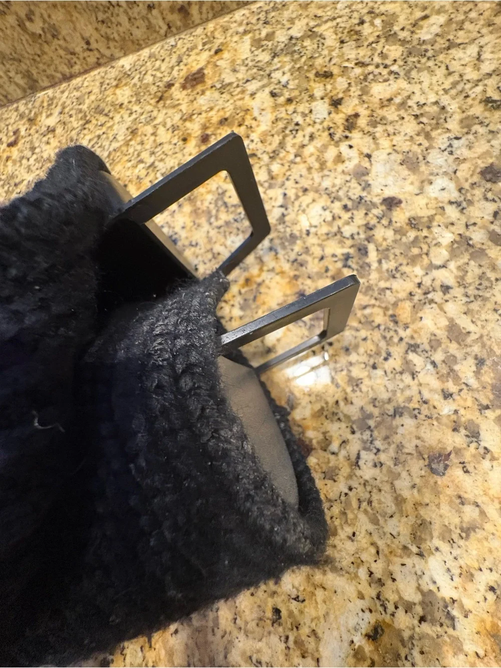 UGG black Classic Cardi sweater boots shearling footbed 7